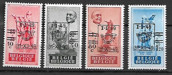 POMNIKI BELGIA MI.824-827I**