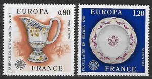 EUROPA CEPT FRANCJA MI.1961-1962**