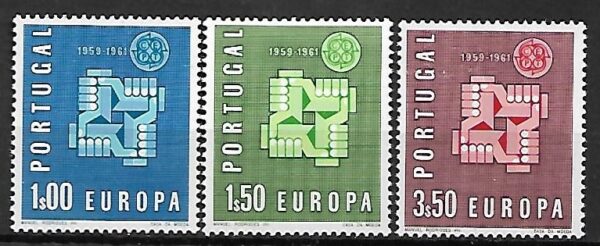 EUROPA CEPT PORTUGALIA MI.907-909**