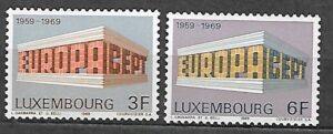 EUROPA CEPT LUXEMBURG MI.788-789**