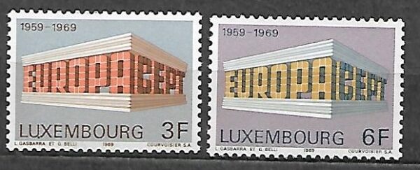 EUROPA CEPT LUXEMBURG MI.788-789**