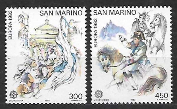 EUROPA CEPT SAN MARINO MI.1249-1250**