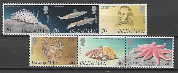 FAUNA MORSKA WYSPA MAN MI.587-592**
