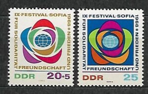 FESTIWAL DDR MI.1377-1378**