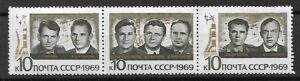 SŁAWNI LUDZIE ZSRR MI.3682-3684**PASEK