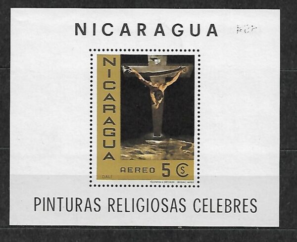 WIELKANOC NIKARAGUA MI.BL.67**