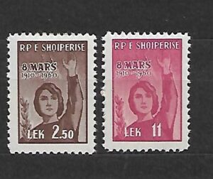 DZIEŃ KOBIET ALBANIA MI.591-592**