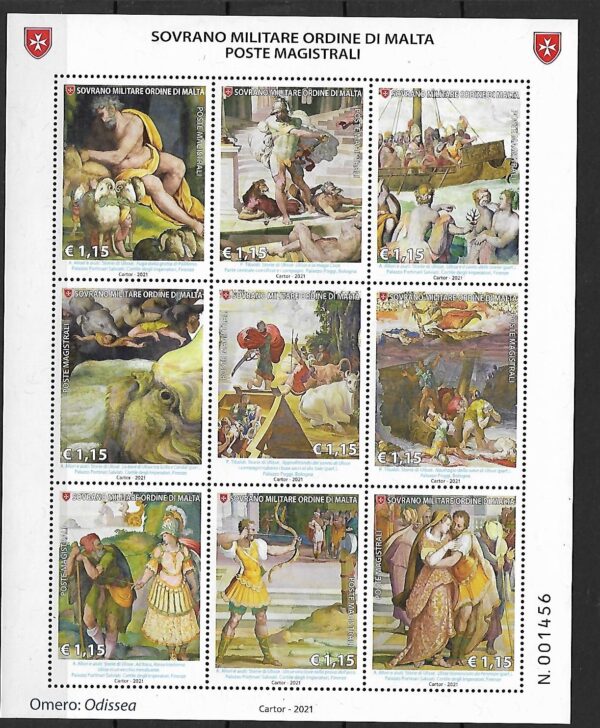 OPOWIEŚCI O ULISSESIE ZAKON MALTAŃSKI MI.ARK.2021R**