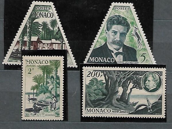 HISTORIA MONAKO MI.492-495**