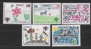 DZIEŃ DZIECKA  MONAKO MI.1370-1374**