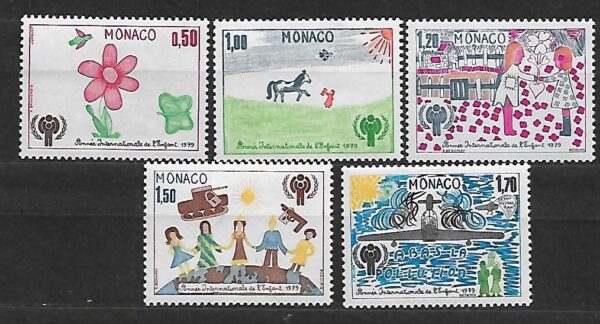DZIEŃ DZIECKA  MONAKO MI.1370-1374**