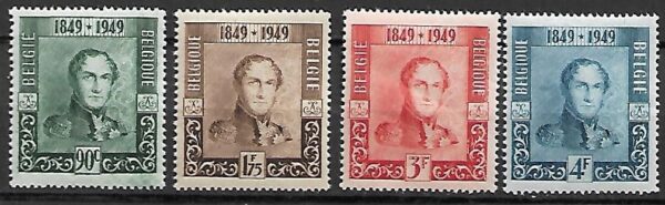 SŁAWNI LUDZIE BELGIA MI.841-844**