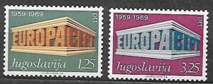EUROPA CEPT JUGOSŁAWIA MI.1361-1362**
