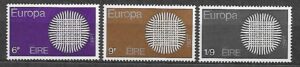 EUROPA CEPT IRLANDIA MI.239-241**
