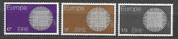 EUROPA CEPT IRLANDIA MI.239-241**
