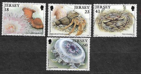 FAUNA MORSKA JERSEY MI.665-668**