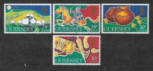EUROPA GUERNSEY MI.635-638**