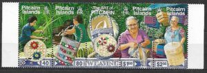 RĘKODZIEŁO PITCAIRN MI.619-622**