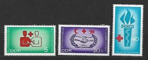 CZERWONY KRZYŻ DDR MI.1207-1209**