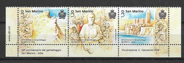 ROCZNICA SAN MARINO MI.2740-2742**