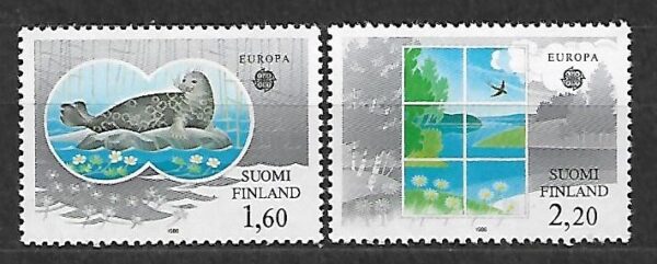 EUROPA CEPT FINLANDIA MI.985-986**