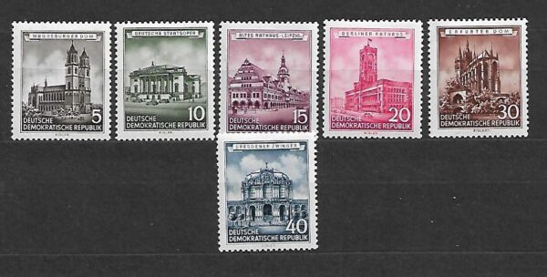 ARCHITEKTURA DDR MI.491-496**
