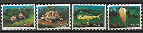FAUNA MORSKA MALTA MI.599-602**