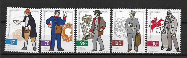 LISTONOSZ PORTUGALIA MI.2148-2152**