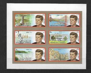 J.F.KENNEDY SHARJAH MI.ARK.896-901B**