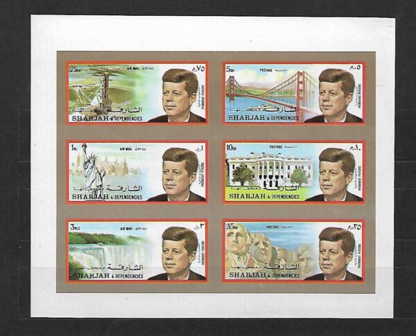 J.F.KENNEDY SHARJAH MI.ARK.896-901B**