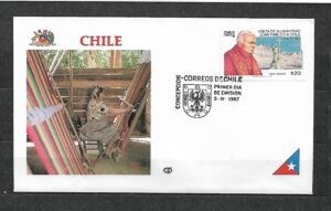 WIZYTA JANA PAWŁA II CHILE-CONCEPCION KOPERTA