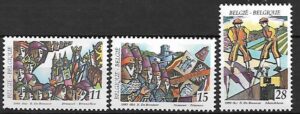 MALARSTWO BELGIA MI.2561-2563**