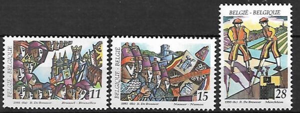 MALARSTWO BELGIA MI.2561-2563**