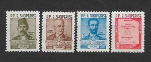 SŁAWNI LUDZIE ALBANIA MI.599-602**
