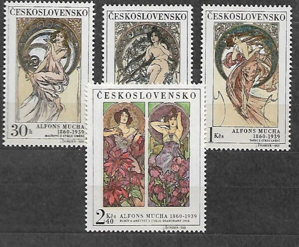 ALFONS MUCHA CZECHOSŁOWACJA MI.1884-1887**