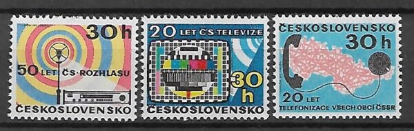 TELEKOMUNIKACJA CZECHOSŁOWACJA MI.2138-2140**