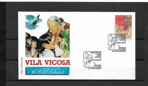 WIZYTA JANA PAWŁA II PORTUGALIA-VILA VICOSA KOPERTA