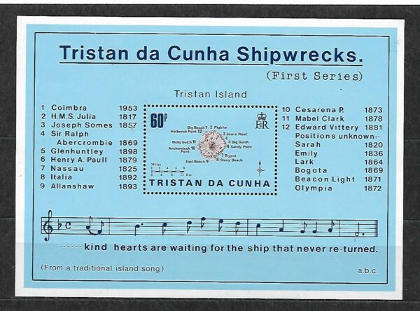 MUZYKA TRISTAN DE CUNHA MI.BL.17**