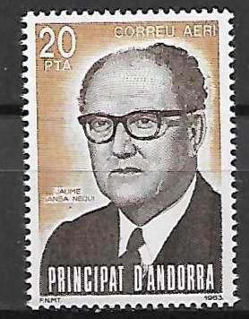 SŁAWNI LUDZIE ANDORRA HISZPAŃSKA MI.170**