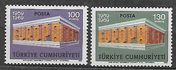EUROPA CEPT TURCJA MI.2124-2125**