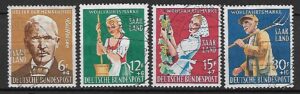 ROLNICTWO NIEMCY SAARLAND MI.441-444 KASOWANY