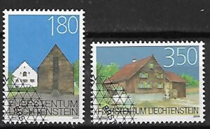 ARCHITEKTURA LIECHTENSTEIN MI.1434-1436 KASOWANY