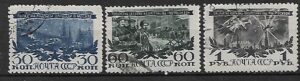 II WOJNA ŚWIATOWA ZSRR MI.960-962 KASOWANY