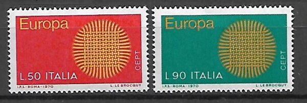 EUROPA CEPT WŁOCHY MI.1309-1310**