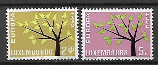 EUROPA CEPT LUXEMBURG MI.657-658**