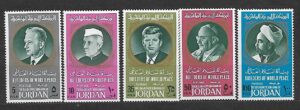 J.F.KENNEDY JORDANIA MI.633-637A**
