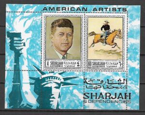 J.F.KENNEDY SHARJAH MI.BL.36A**