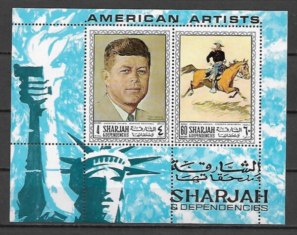J.F.KENNEDY SHARJAH MI.BL.36A**