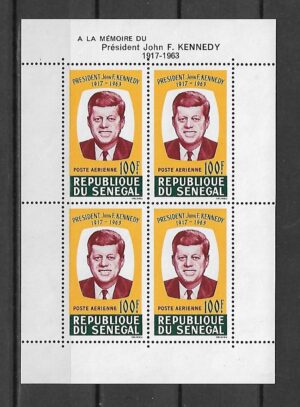 J.F.KENNEDY SENEGAL MI.BL.2**