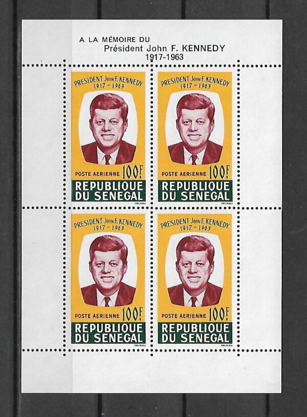 J.F.KENNEDY SENEGAL MI.BL.2**